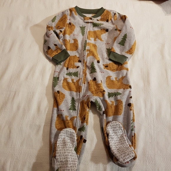 Carters 18 months fleece pajama footie - Picture 1 of 4